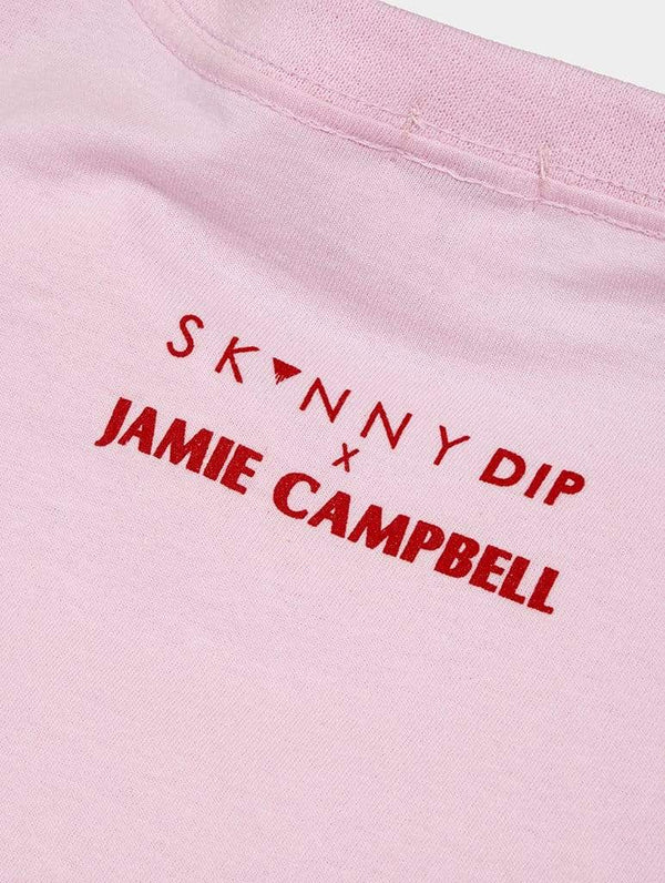 Skinnydip London | Jamie Campbell Be True Canvas T-Shirt Pride Lines Campaign | Product Image 3