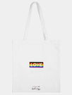 Skinnydip London | Charlie Craggs Love Pride Canvas Tote Bag Pride Lines Campaign Product 2