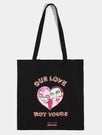 Skinnydip London | Our Love Canvas Tote Jade Laurice Pride Products Image 2