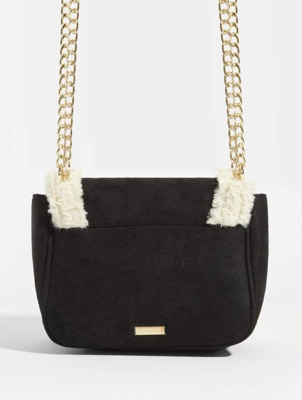 Skinnydip London | Roxy Shearling Cross body Bag - Product View 4