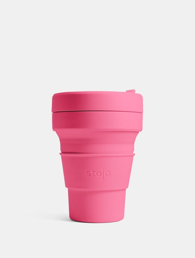 Skinnydip London | Peony Pink Collapsible Travel Pocket Cup - Product View 1