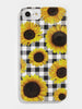 Skinnydip London | Sunflower Gingham Case - Product View 1