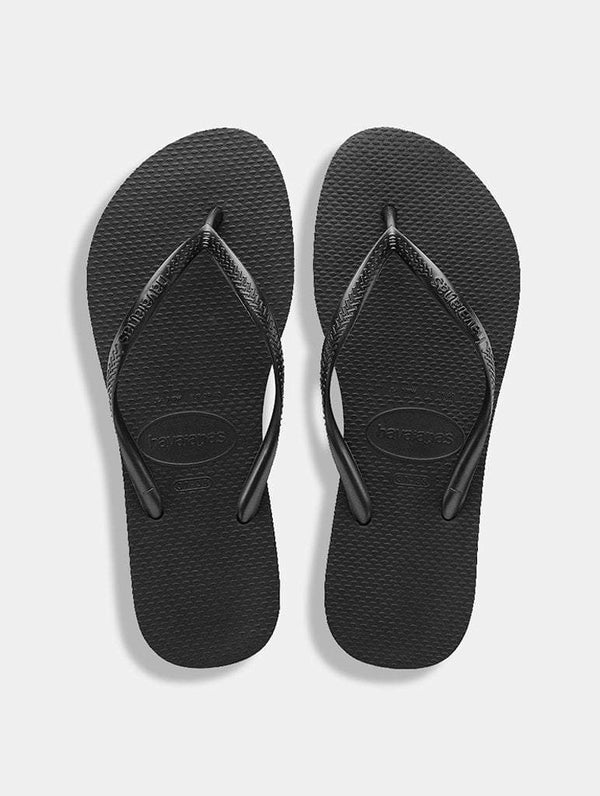 Skinnydip London | Havaianas Slim Black Flip Flops - Product Image 1