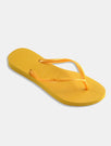 Skinnydip London | Slim Banana Yellow Flip Flops - Product Image 2