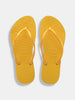 Skinnydip London | Slim Banana Yellow Flip Flops - Product Image 1