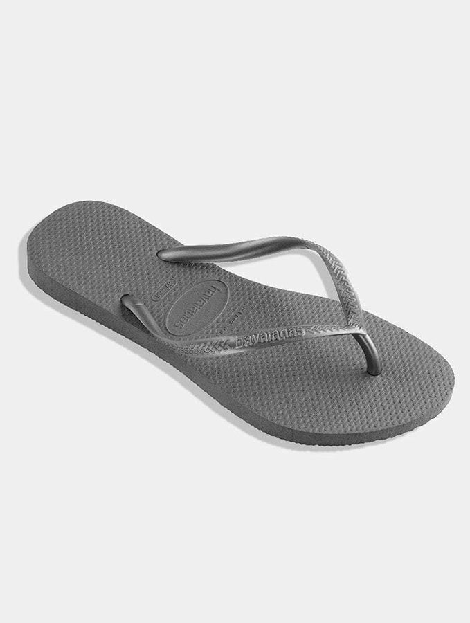 Skinnydip London | Havaianas Slim Steel Grey Flip Flops - Product Image 2