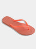 Skinnydip London | Slim Cyber Orange Flip Flops - Product Image 2