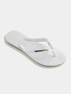 Skinnydip London | Havaianas Slim Brasil Logo White Flip Flops - Product Image 2
