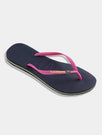 Skinnydip London | Havaianas Slim Brasil Logo Navy Flip Flops - Product Image 2