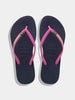 Skinnydip London | Havaianas Slim Brasil Logo Navy Flip Flops - Product Image 1