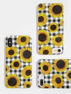 Skinnydip London | Sunflower Gingham Case - Product View 4