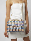 Skinnydip London | Casey Check Cross Body Bag - Model Shot 1