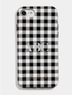 Skinnydip London | Personalised Gingham Protective Case - Product View 1