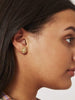 Skinnydip London | Gold Daisy Earrings - Model Image