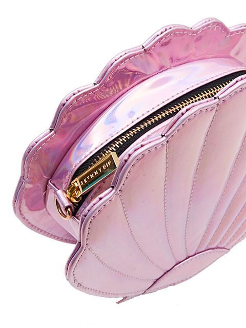 Pink Shell Cross Body Bag