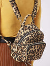 Skinnydip London | Leopard Zadie Backpack - Close Up