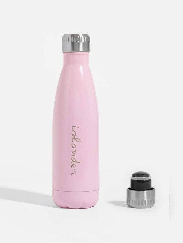 Skinnydip London | Islander Pink Water Bottle - Product View 3