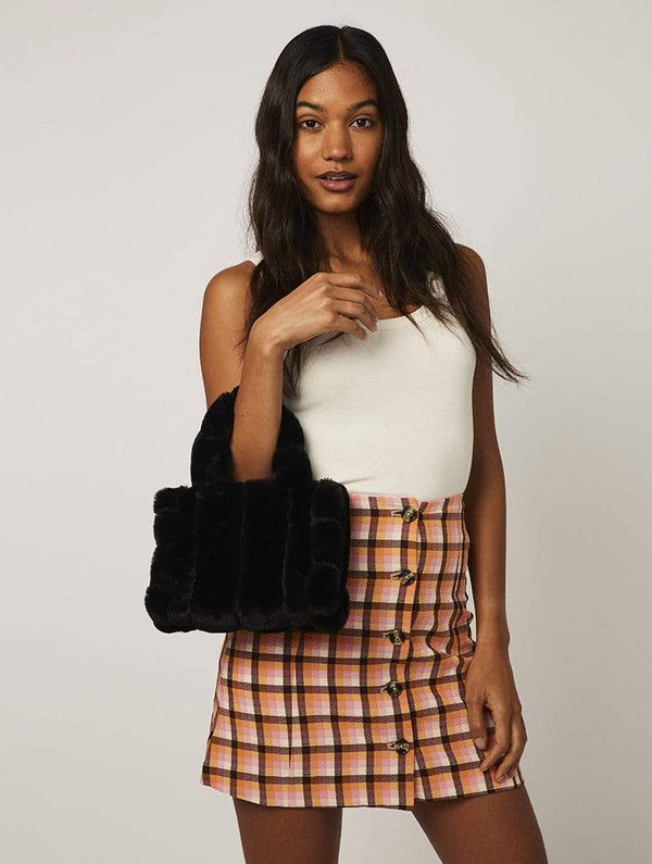 Skinnydip London | Liza Black Tote Bag - Model Image 1
