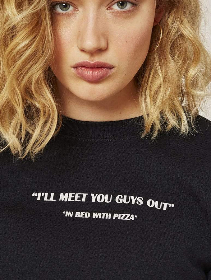 Skinnydip London | "I'll Meet You Guys Out" Sweatshirt - Model Image 1