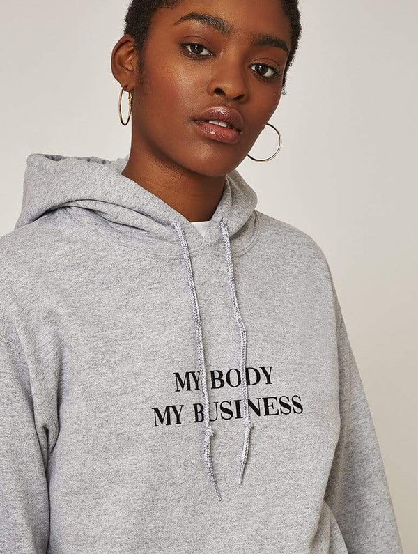 Skinnydip London | My Body My Business Hoody - Model Image 1