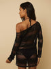 Madeira Dress Black | Beach Cover Up | Swim Society - Model Image 3