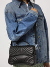 Skinnydip London | Maisie Ripple Black Cross Body Bag - Model Image 1