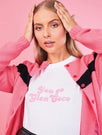Skinnydip London | Mean Girls x Skinnydip You Go Glen Coco T-Shirt - Model Image 1