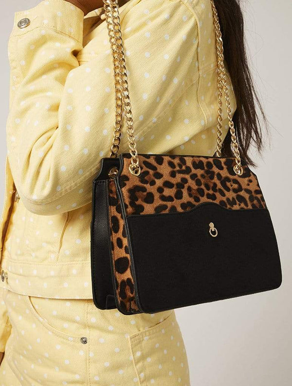 Skinnydip London | Midnight Leopard Tote Bag - Model Image 1