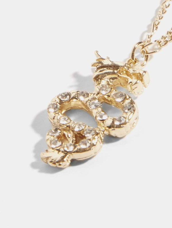 Skinnydip London | Bling Snake Necklace - Product View 2