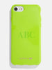 Skinnydip London | Personalised Neon Lime Case - Product Image 1