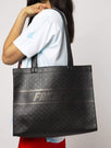 Skinnydip London | Monogram Noir Tote Bag - Model Image 1