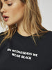 Skinnydip London | On Wednesdays We Wear Black T-Shirt - Model Shot 1