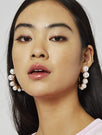 Skinnydip London | Pearl Hoop Earrings - Model 2