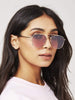 Skinnydip London | Pink Aviator Sunglasses - Model Shot