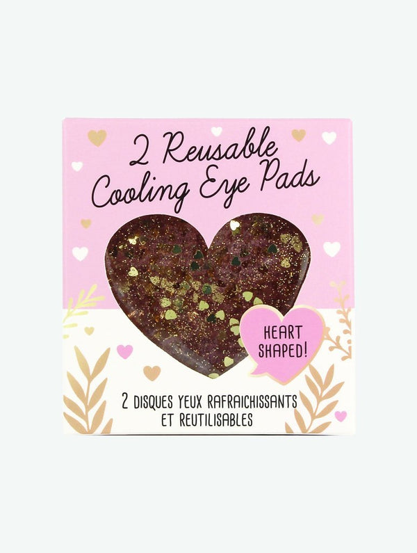 Skinnydip London | Hearts Cooling Eye Pads - Product View 1
