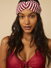Sardinia Striped Headband | Headbands | Swim Society - Model Image 1