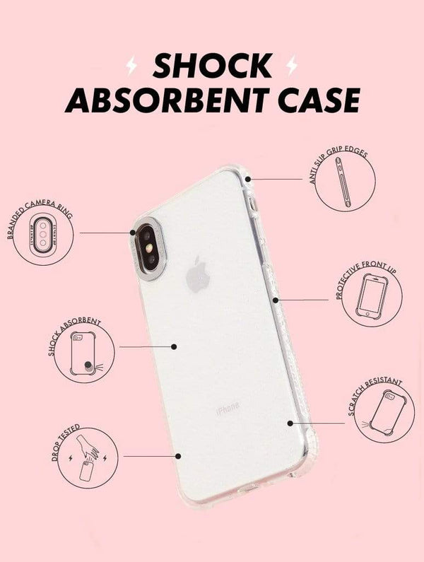 Silver Moondust Shock Case