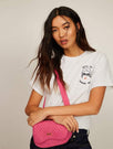 Skinnydip London | Ride Pink Belt Bag - Model Image 4