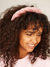 Skinnydp London | Pink Plait Headband - Model Image