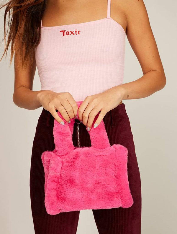 Skinnydip London | Liza Pink Tote Bag - Model Image 1