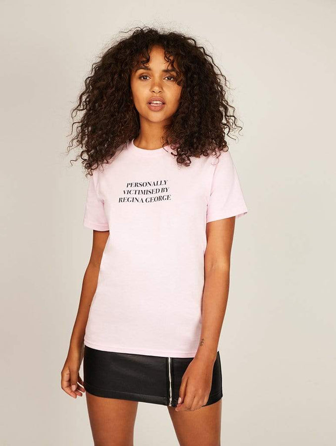 Skinnydip London | Mean Girls x Skinnydip Personally Victimised By Regina George T-shirt - Model Image 1