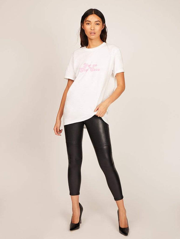 Skinnydip London | Mean Girls x Skinnydip You Go Glen Coco T-Shirt - Model Image 3