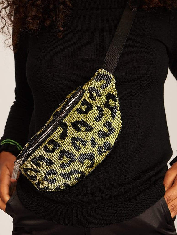 Skinnydip London | Acid Leopard Lottie Bum Bag - Model Image 3