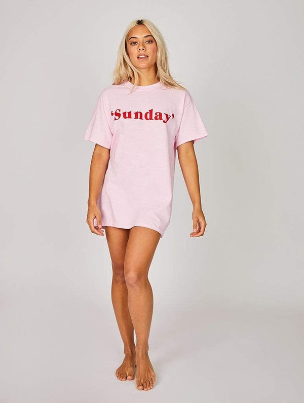 Skinnydip London | 'Sunday' Lounge Oversized T-Shirt - Model Image 1