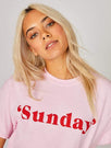 Skinnydip London | 'Sunday' Lounge Oversized T-Shirt - Model Image 2