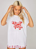 Skinnydip London | Send Food Recycled T-Shirt - Model Image 2