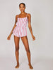Skinnydip London | Candy Stripe Recycled Playsuit - Model Image 1