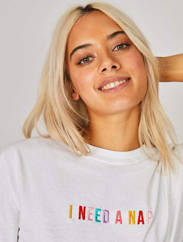 Skinnydip London | I Need A Nap T-Shirt - Model Image 3