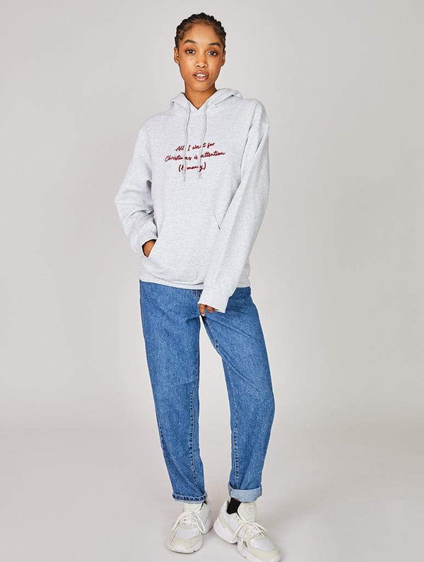 Skinnydip London | All I Want For Christmas Is Attention Hoody - Model Image 4
