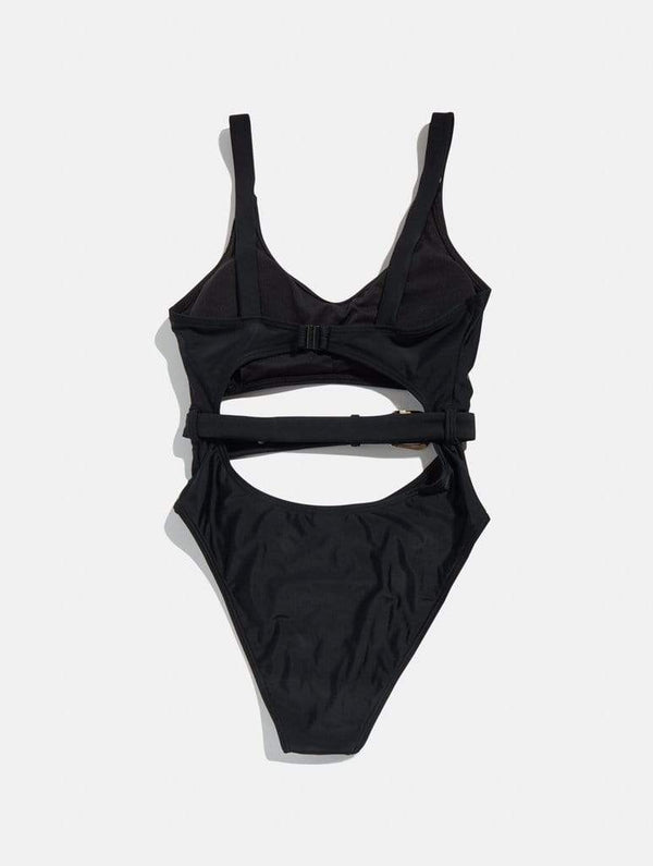 Dubai Black Swimsuit | Black Swimsuits | Swim Society - Product View 2